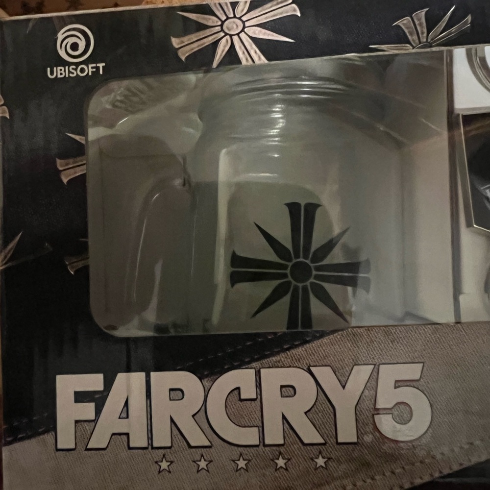 FarCry5 Glass Mason Jar and Bottle Opener Set 2018